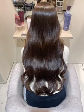 ロング カラー 松永 悠里のヘアスタイル