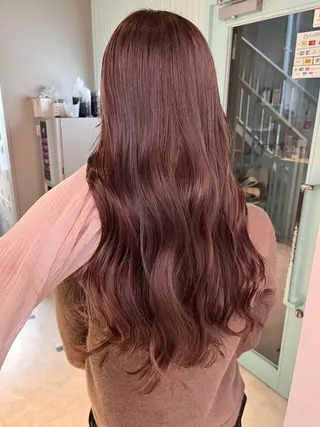 セミロング カラー ヘアアレンジ 愛されカラー🩷 はるなのヘアスタイル