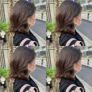 ショート カラー 大人可愛い透明感🌟 小顔・韓国髪🌟野中のヘアスタイル