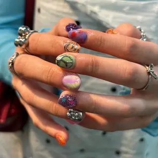 ネイル ニコネイル下北沢店所属・miyu ˚ ༘ ೀのネイルデザイン