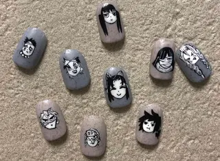 ネイル パラあり！フィルイン 推しネイル大歓迎！のネイルデザイン