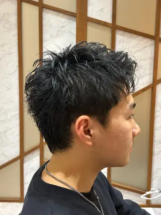 メンズ ショート/レイヤー 二瓶　大河🌵のヘアスタイル