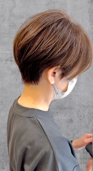 ショート カラー WE RULE 札幌店【ウィールールサッポロテン】所属・💫大人ショート 張間　勇介のヘアスタイル