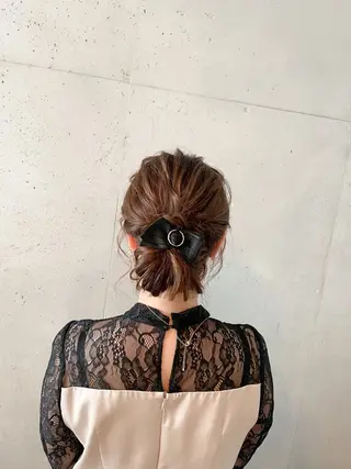 セミロング ヘアアレンジ Sheen .のヘアスタイル