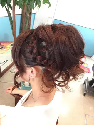 ショート ミディアム セミロング ロング ヘアアレンジ ヘアメ/着付け 清水玲歌のヘアスタイル