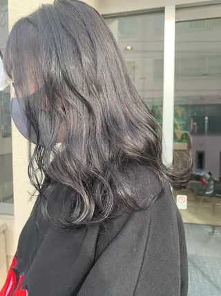 ミディアム カラー パーマ ヘアアレンジ メンズ キッズ ネイル マツエク・マツパ 架空〜KAQU〜所属・【clan】 NOGAMIのヘアスタイル