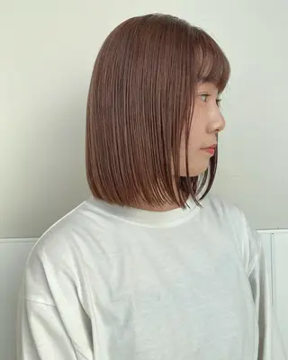 ミディアム カラー レイヤー/ウルフ🤎 mayo.のヘアスタイル