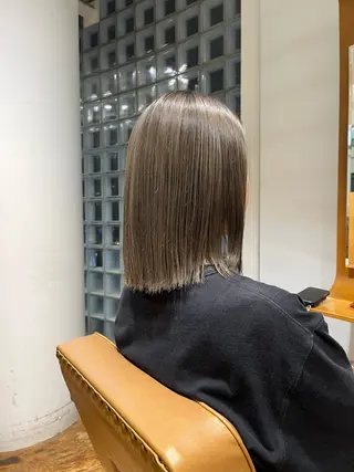 ミディアム カラー カット/パーマモデル 募集🩵　yukaのヘアスタイル