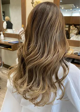 ロング カラー 日比 貴大/ minim hairのヘアスタイル