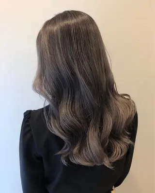 セミロング カラー entality所属・mizuki  韓国 ヘア/髪質改善のヘアスタイル