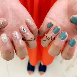 ネイル nail room clear. パラジェル所属・sode shioriのネイルデザイン