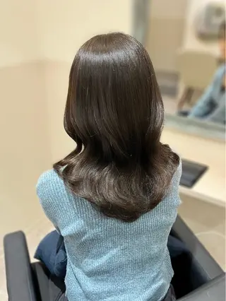 ミディアム Nerine 北千住所属・堤　葵生/韓国ヘア/ 透明感カラーのヘアスタイル