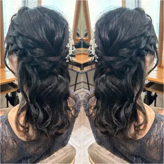 セミロング ヘアアレンジ rita atelier 【リタ】所属・韓国hair🦋 Nanaのヘアスタイル