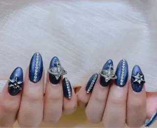 ネイル H3 Nail Tsuki🦋💙のネイルデザイン