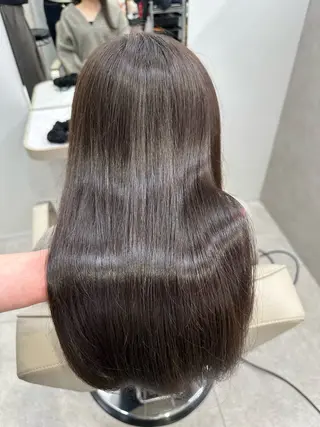 セミロング カラー ノグチ サクヤのヘアスタイル