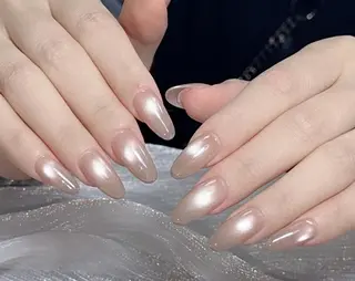 ネイル 長いだし/スカルプ/ パラシェルN.oneのネイルデザイン