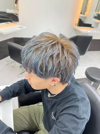 カラー メンズ 𝐑𝐲𝐮𝐤𝐢 【店長】ALEAPのヘアスタイル