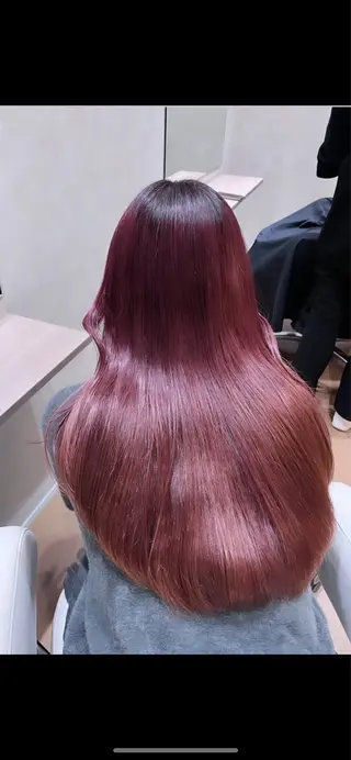 ロング AVANCE.西田辺所属・木本晴香/髪質改善 /艶カラー透明感のヘアスタイル