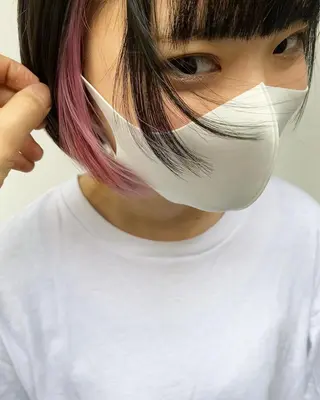 ショート カラー tonari 梅田、中崎町のヘアスタイル