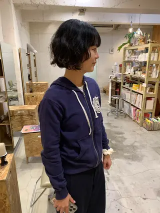 ミディアム パーマ 【takk】 ナカヤママサヨシのヘアスタイル