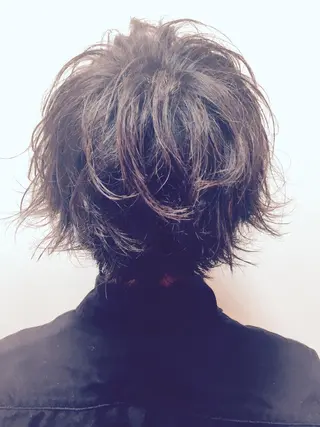 ショート ミディアム パーマ メンズ 可愛いを作る神 ナオヒロのヘアスタイル