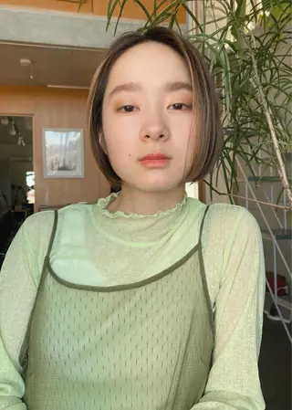 ショート カラー パーマ ヘアアレンジ メンズ キッズ ネイル マツエク・マツパ モリモト サナのヘアスタイル