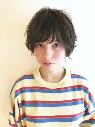 ショート 岡崎勇人/レイヤー/ 韓国/ケラチンTRのヘアスタイル