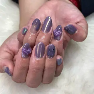 ネイル Amber21.所属・Nagahama Akariのネイルデザイン