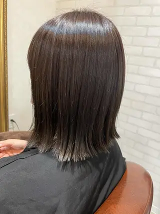 ミディアム カラー 透明感カラー💎 AYAのヘアスタイル