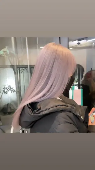 ロング 海外ハイトーン 🇺🇸sakiのヘアスタイル