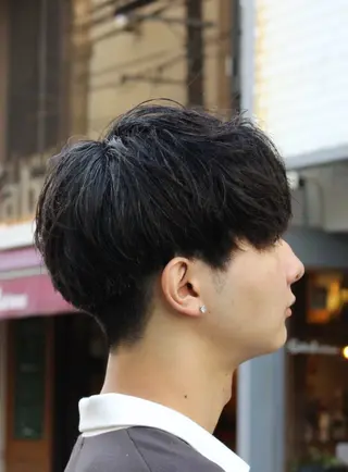 ショート メンズ メンズ/ケアパーマ /hayashiのヘアスタイル