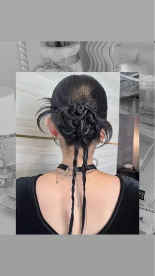 ロング 島崎 穂乃香のヘアスタイル