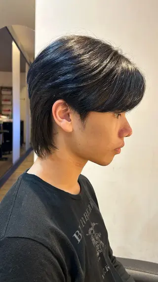 カラー メンズ 有働由良／ハイトーン ／韓国メンズヘアのヘアスタイル