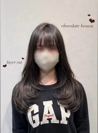 ロング カラー Nanami little 渋谷のヘアスタイル