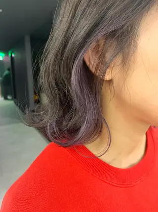 ミディアム カラー パーマ ヘアアレンジ メンズ キッズ ネイル マツエク・マツパ 架空〜KAQU〜所属・【clan】 NOGAMIのヘアスタイル