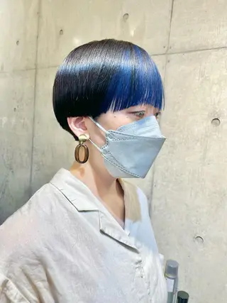 ショート カラー ショートボブ縮毛矯正 髪質改善のプロ山道潤のヘアスタイル