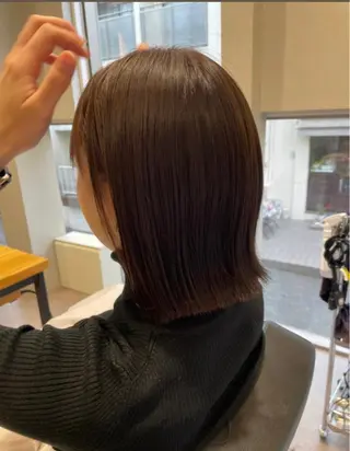 ミディアム 韓国風/オシャレ /縮毛矯正/滝口琴未のヘアスタイル