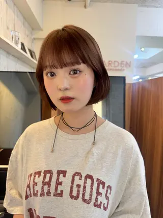 ショート 艶髪／レイヤー／ 透明感🎀／MARIのヘアスタイル