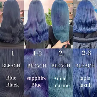 ロング カラー ヘアアレンジ 🩶【推しハイトーン 】yuzu🩶のヘアスタイル