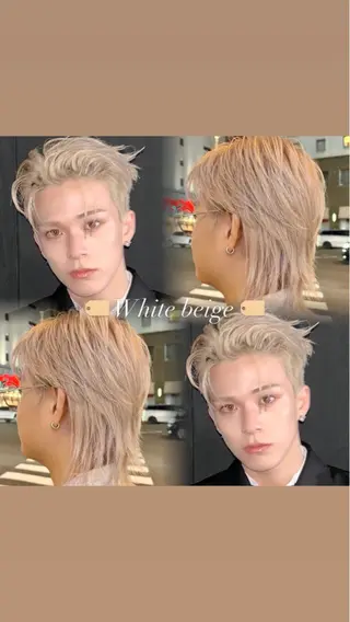 カラー メンズ Nexus所属・艶髪ハイトーン特化 / moe 🦋のヘアスタイル