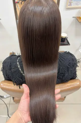セミロング カラー 頭皮×髪質改善 透明感カラー💎中村のヘアスタイル