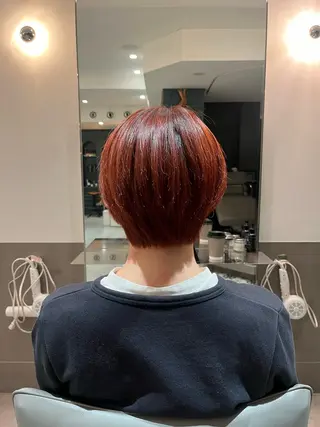 ショート カラー 🌻暖色カラー🌻 sakuraのヘアスタイル