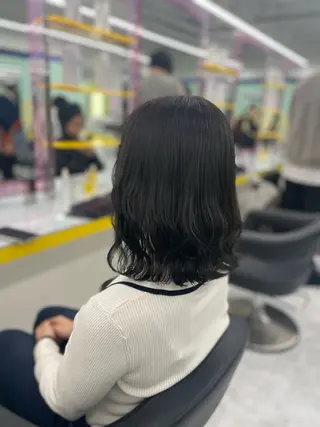 セミロング カラー ヘアアレンジ 【透明感×レイヤー】 🍃RIKU🍃のヘアスタイル