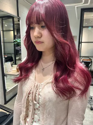 ロング カラー Juna✂️ レイヤー / ボブのヘアスタイル