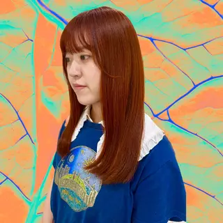 ロング カラー hollo原宿所属・パーマ/ハイトーン 🎀Rumiのヘアスタイル