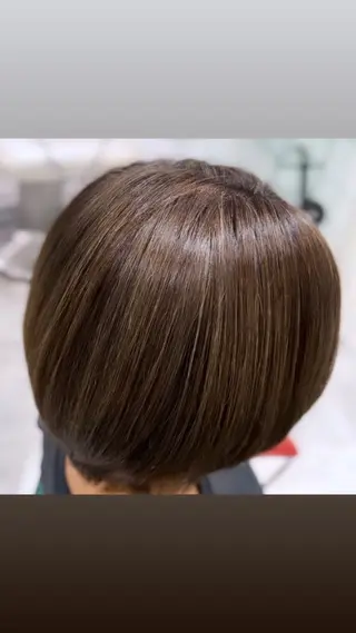 ミディアム カラー 透明感のある艶髪なら 矢場町駅4番出口すぐのヘアスタイル