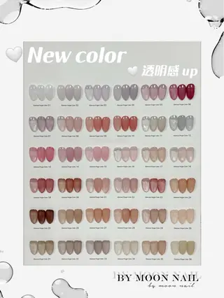 ネイル By moonネイル 🌷ワンホン/韓国風のネイルデザイン