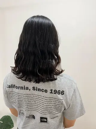 ミディアム Kazaoka Saraのヘアスタイル