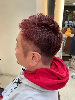 ショート カラー メンズ 東田 篤希のヘアスタイル