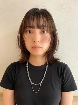 ミディアム haru/レイヤー/ ウルフのヘアスタイル